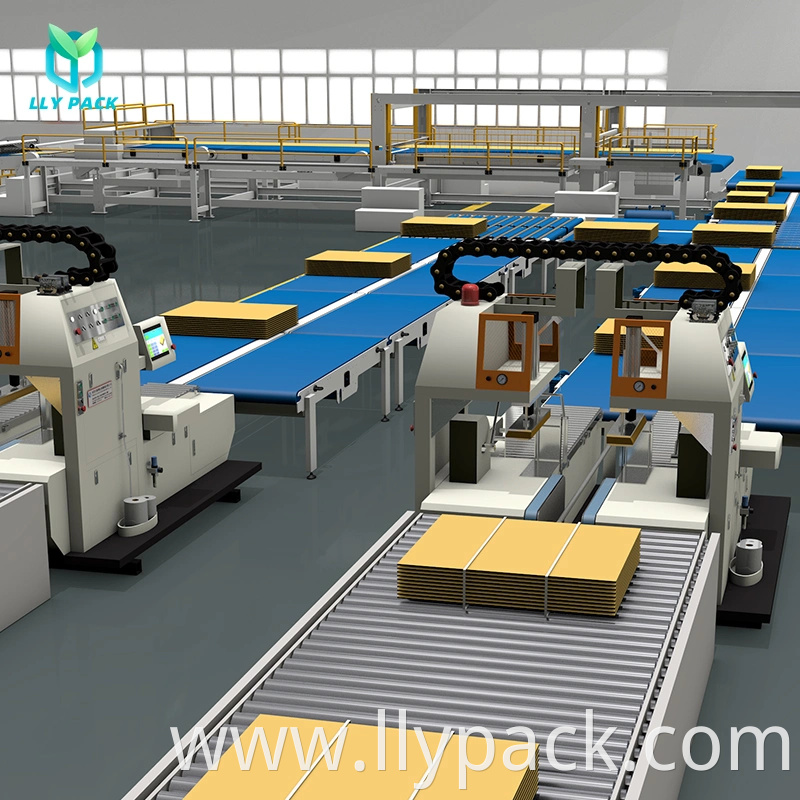 Corrugated Paper Production line pe bundling machine